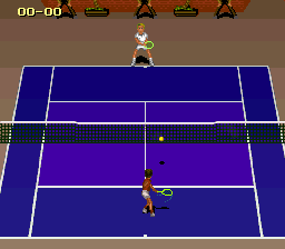 Jimmy Connors Pro Tennis Tour (Germany) In game screenshot